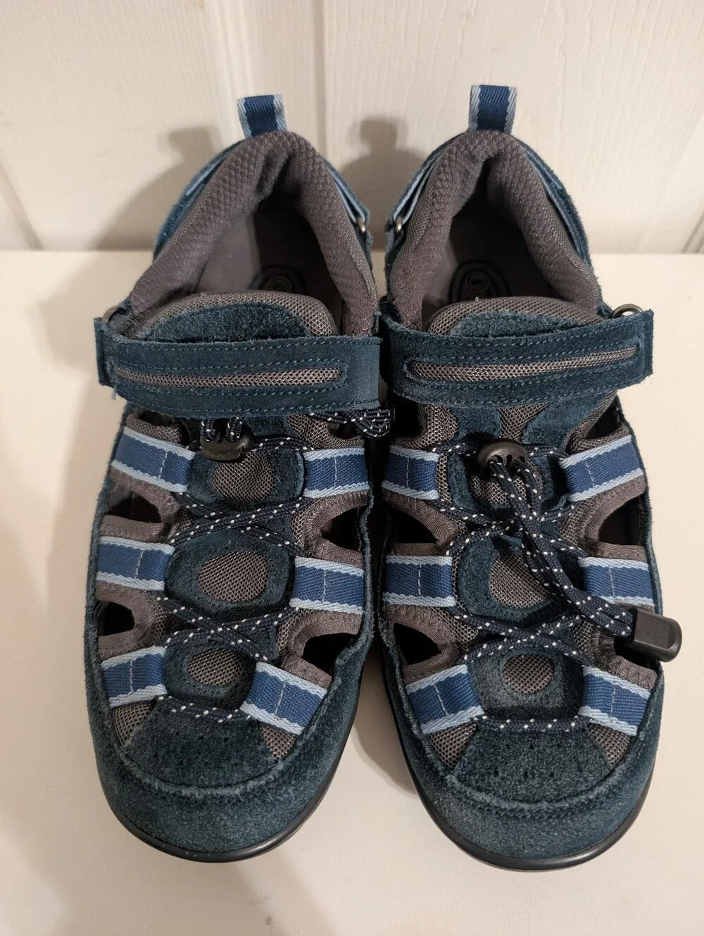 Orthofeet Naples Womens Shoes Sandal Sneaker Blue Comfort Size 7 Wide
